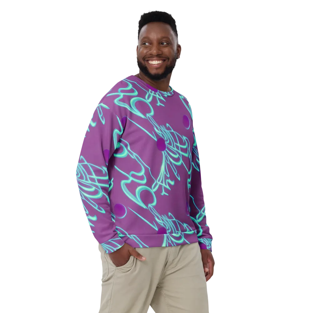 Neon Drift on Sweatshirt — Front
