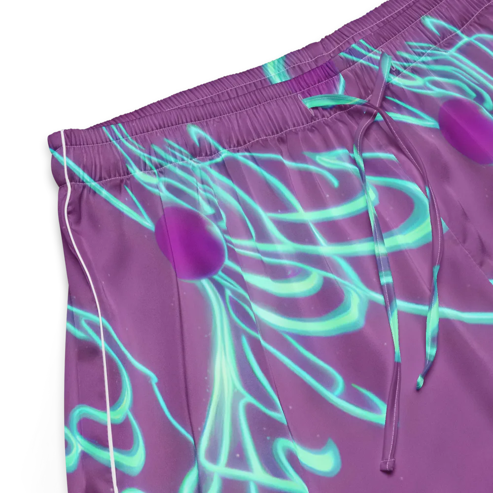 Neon Drift on Women's Pajama Shorts — Product details