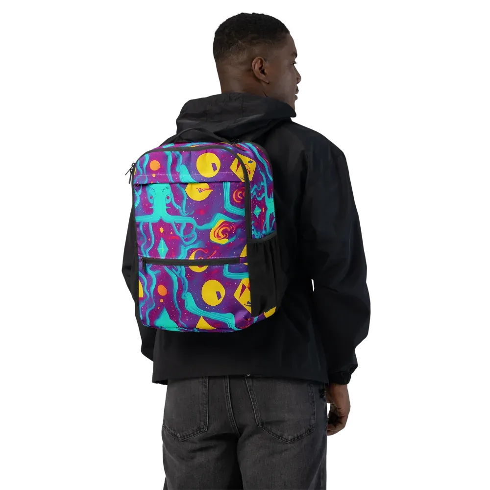 Cosmic Current on Utility Backpack — Back