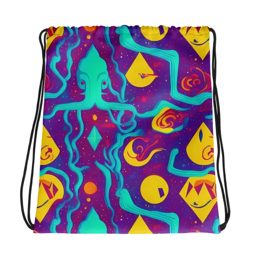 Cosmic Current on a Drawstring Bag