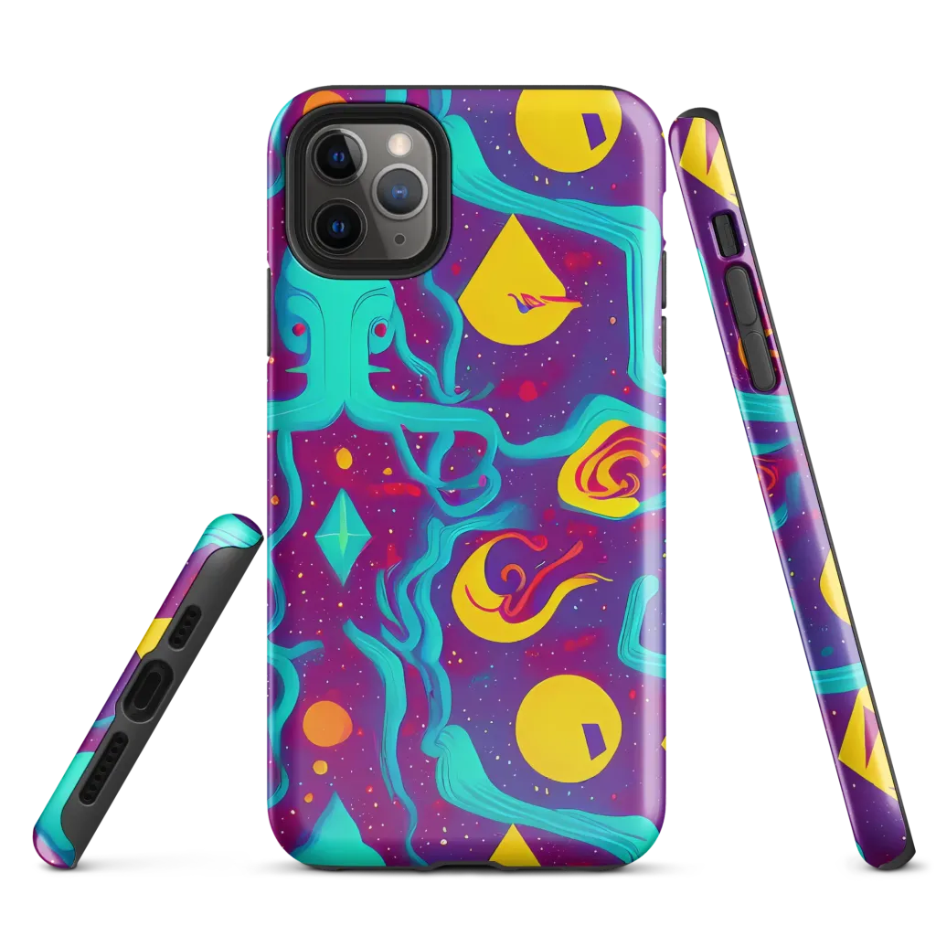 Cosmic Current on Tough Case for iPhone® — Front