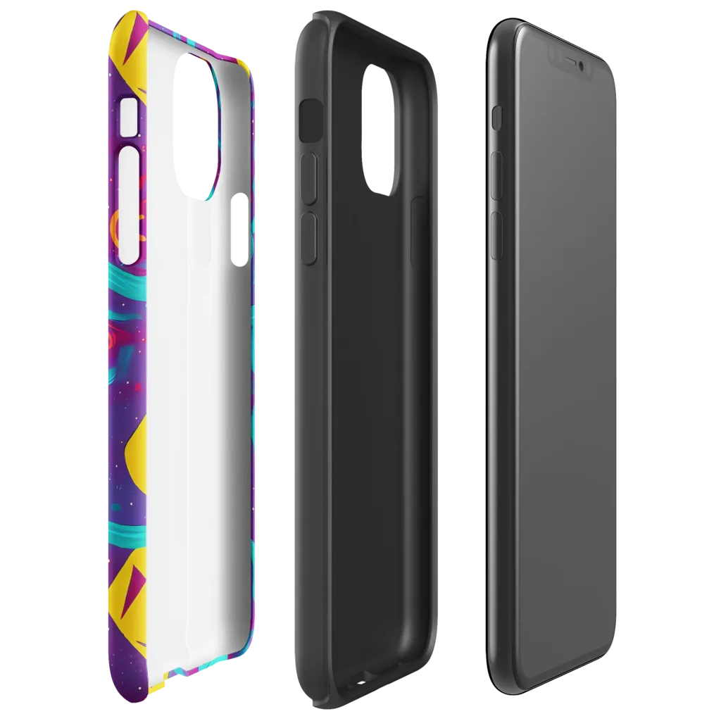 Cosmic Current on Tough Case for iPhone® — Right
