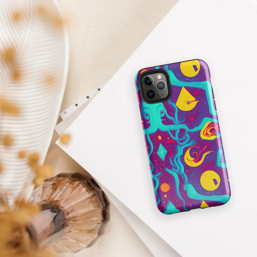 Cosmic Current on Tough Case for iPhone® — Front