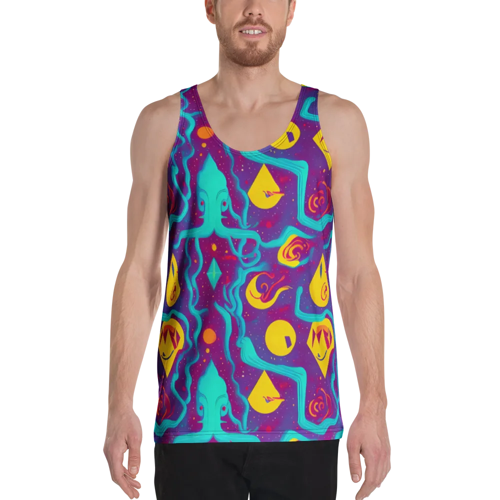 Cosmic Current on Men's Tank Top — Front