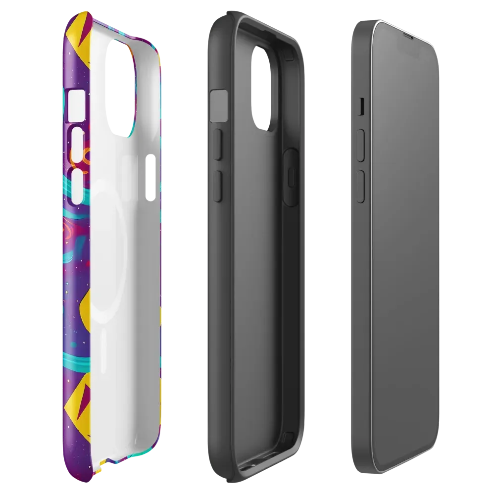 Cosmic Current on MagSafe Tough Case for iPhone® — Front
