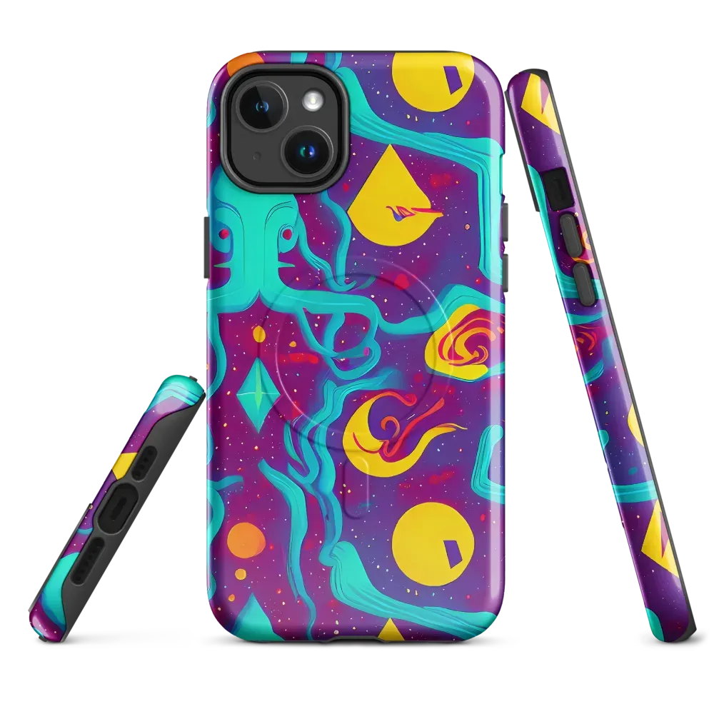 Cosmic Current on MagSafe Tough Case for iPhone® — Front