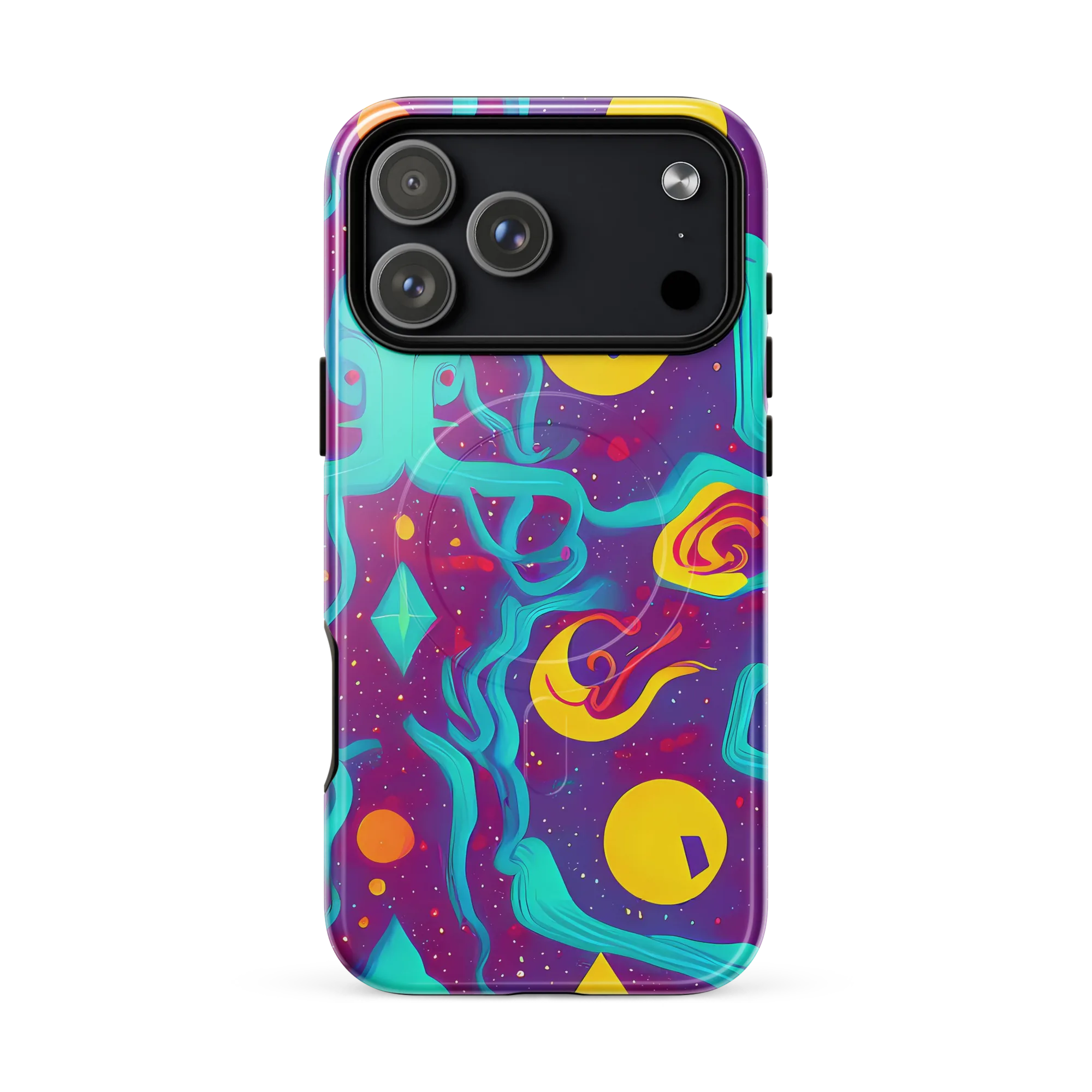 Cosmic Current on MagSafe Tough Case for iPhone® — Front