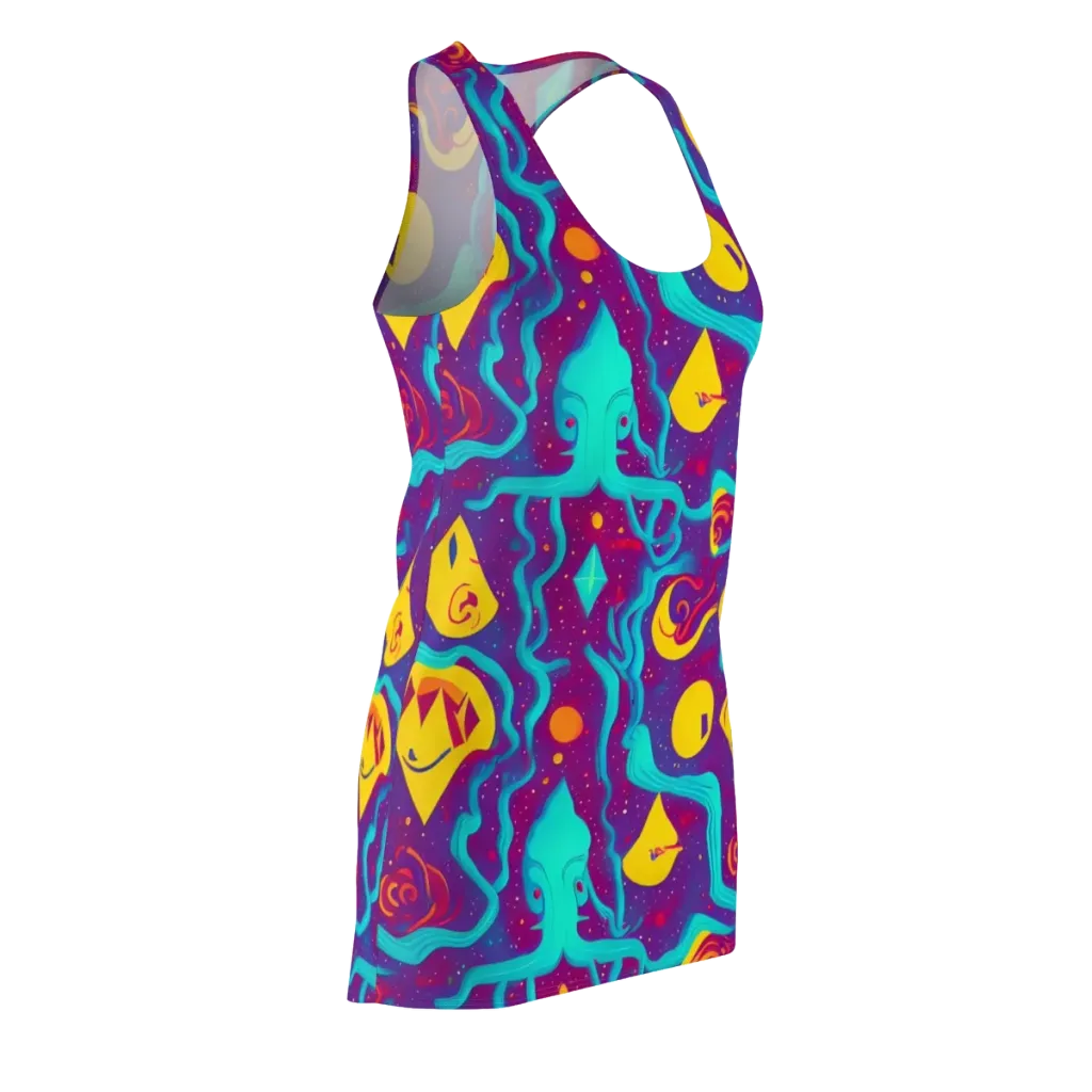 Cosmic Current on Racerback Dress — Front Side