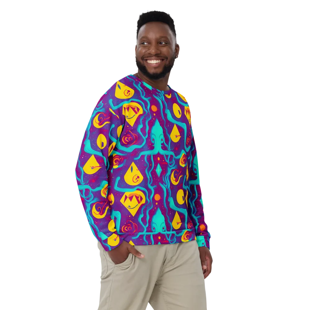 Cosmic Current on Sweatshirt — Front