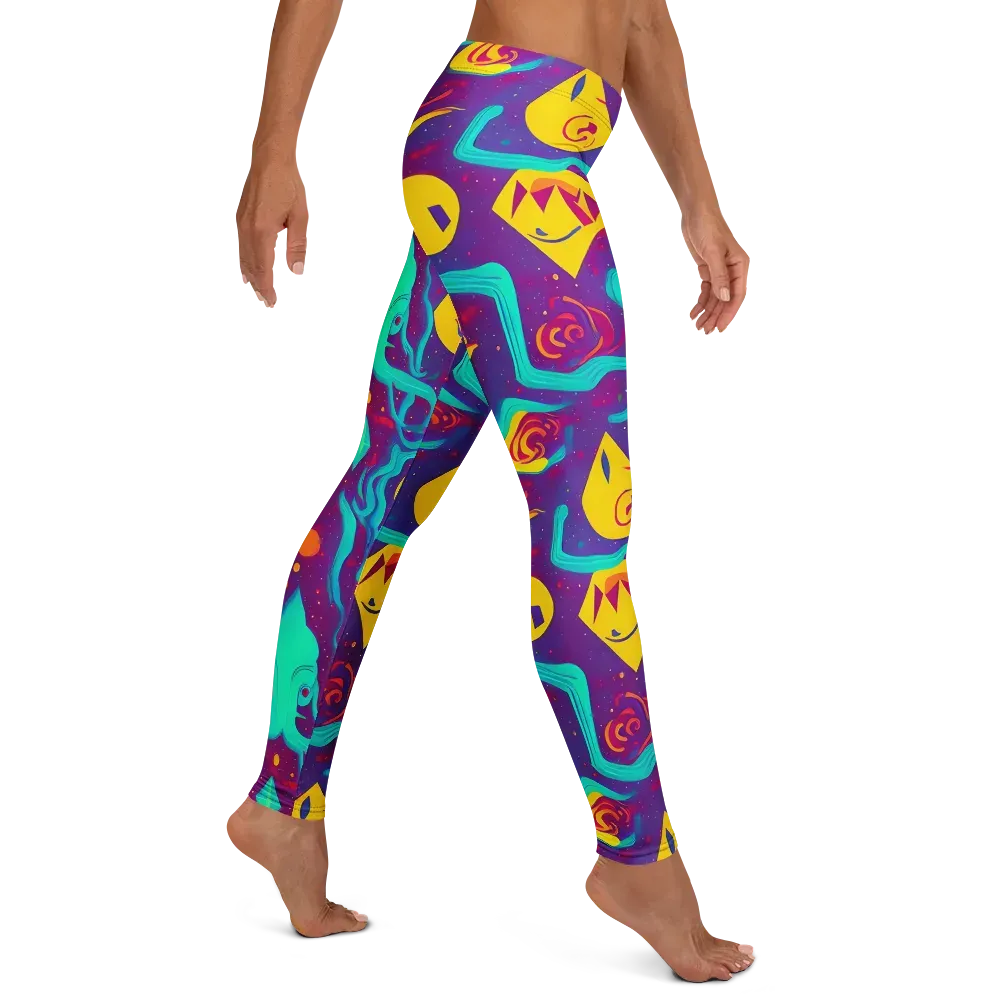 Cosmic Current on Leggings — Right