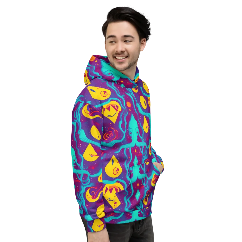 Cosmic Current on Hoodie — Right