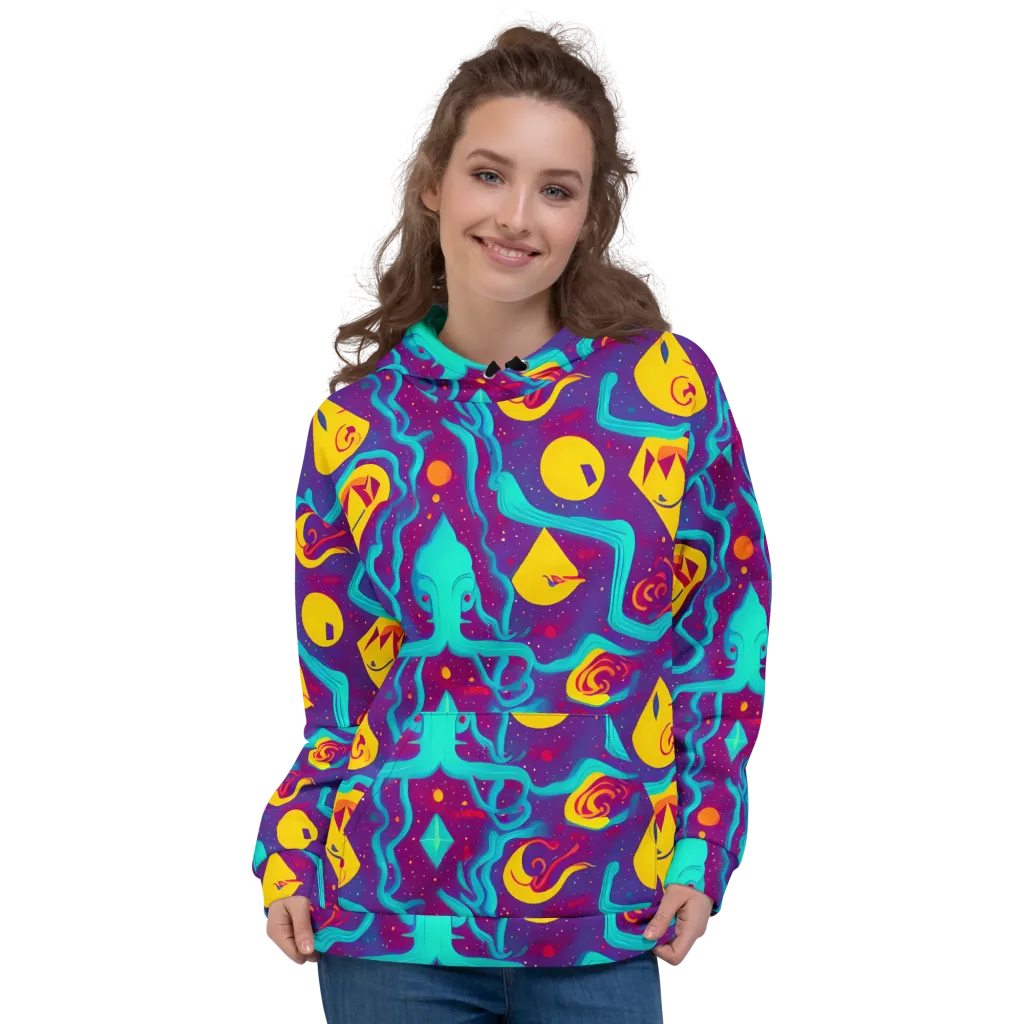 Cosmic Current on Hoodie — Front