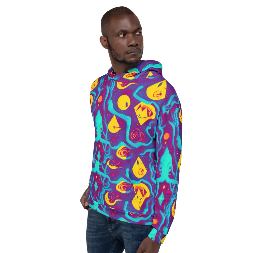 Cosmic Current on Hoodie — Left