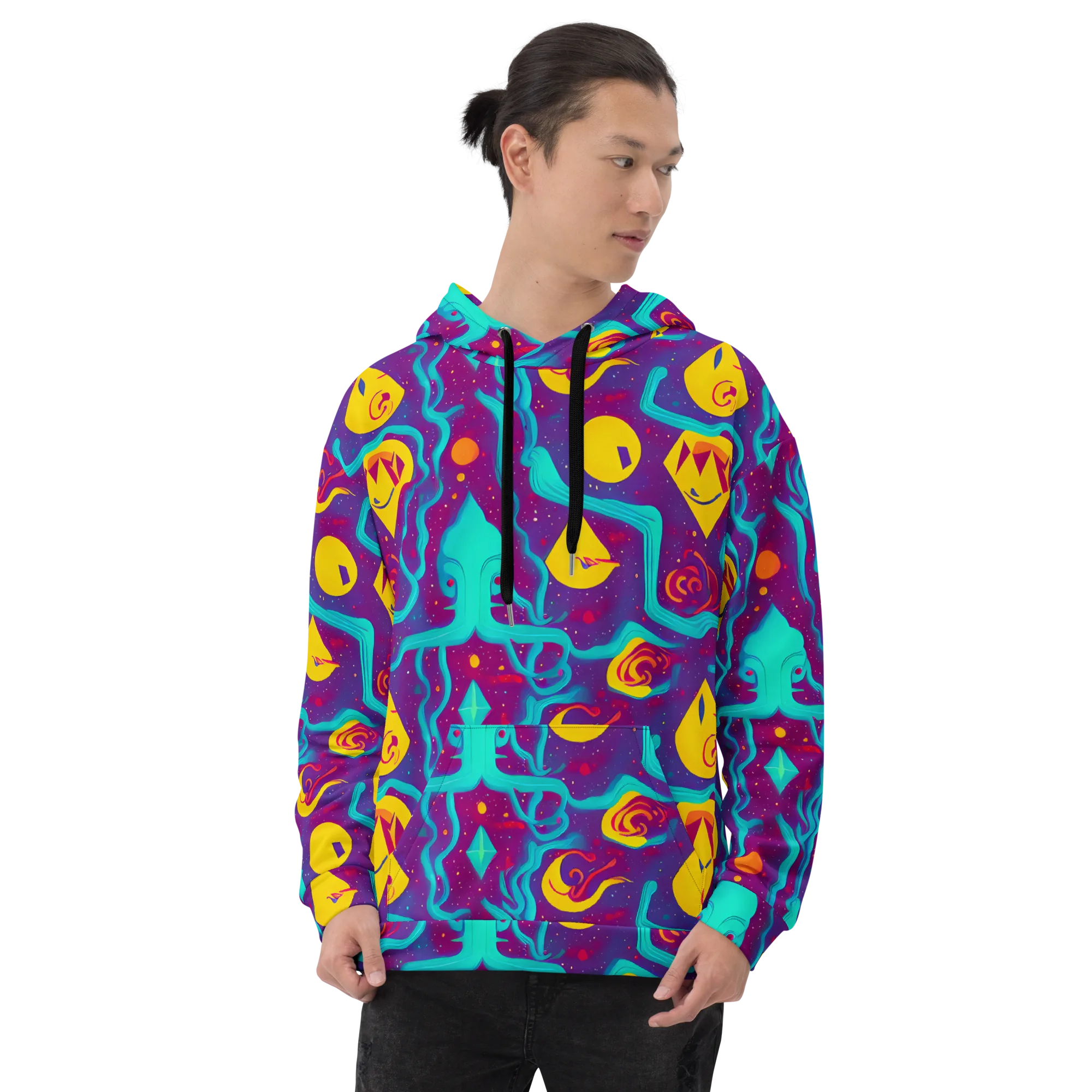 Cosmic Current on Hoodie — Front
