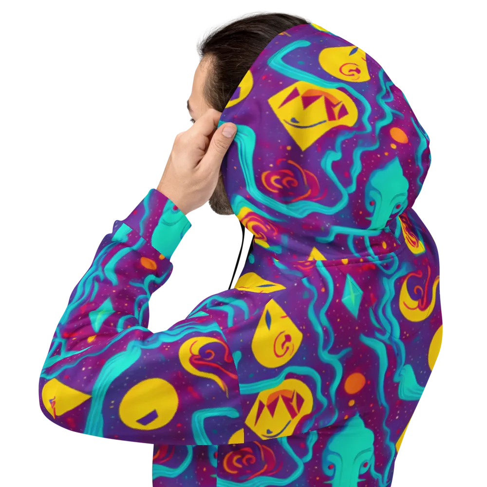Cosmic Current on Hoodie — Back