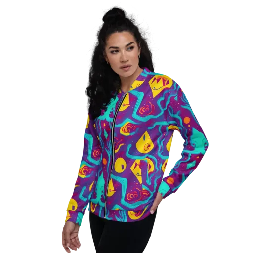 Cosmic Current on a Bomber Jacket