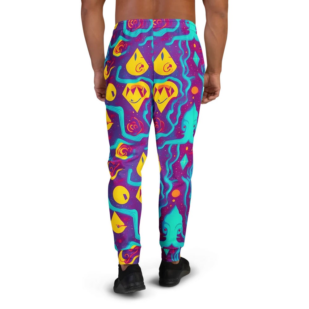 Cosmic Current on Men's Joggers — Back