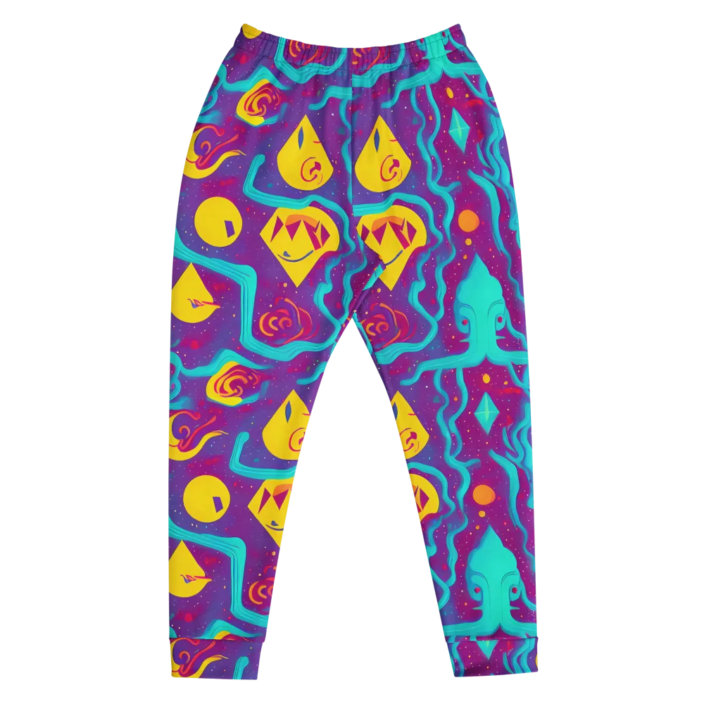 Cosmic Current on Men's Joggers — Front