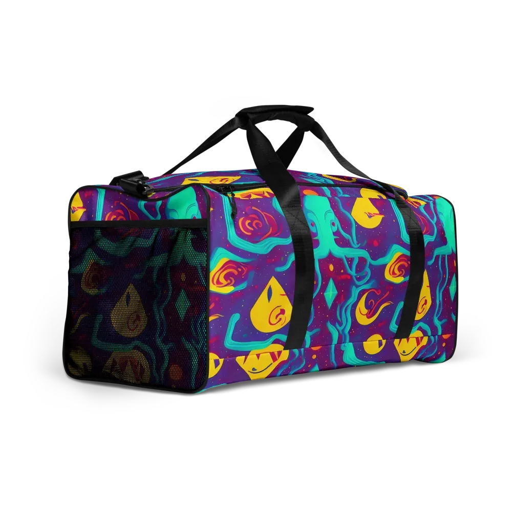 Cosmic Current on Duffle Bag — Right Front