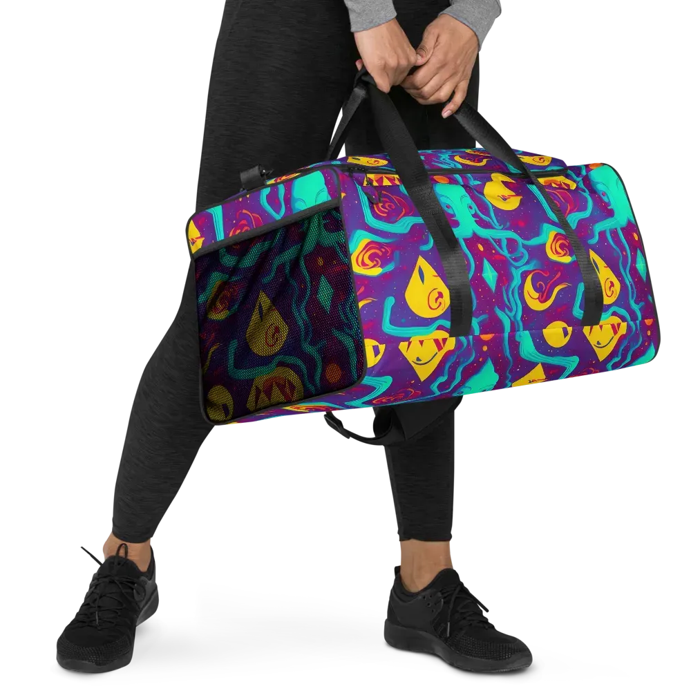 Cosmic Current on Duffle Bag — Right Front