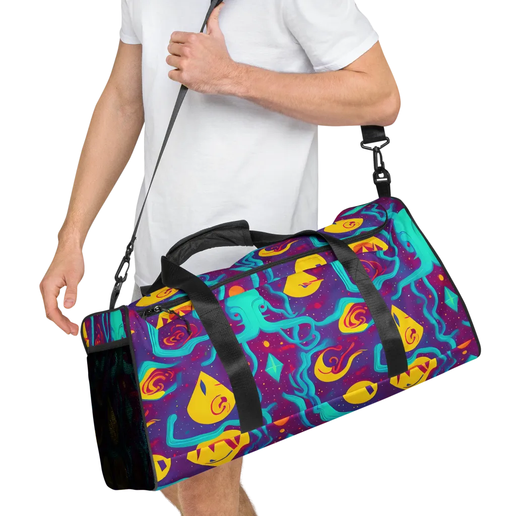 Cosmic Current on Duffle Bag — Right Front