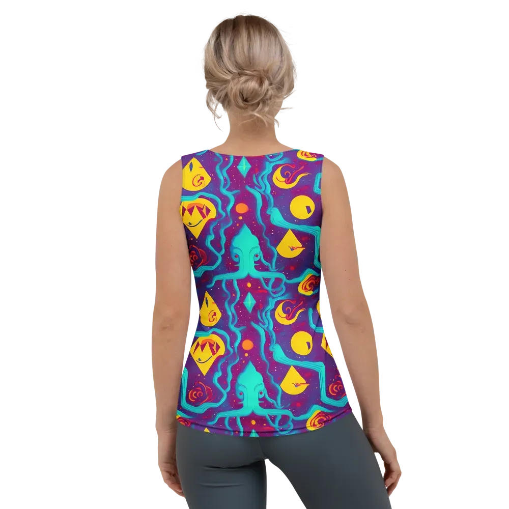 Cosmic Current on Women's Tank Top — Back