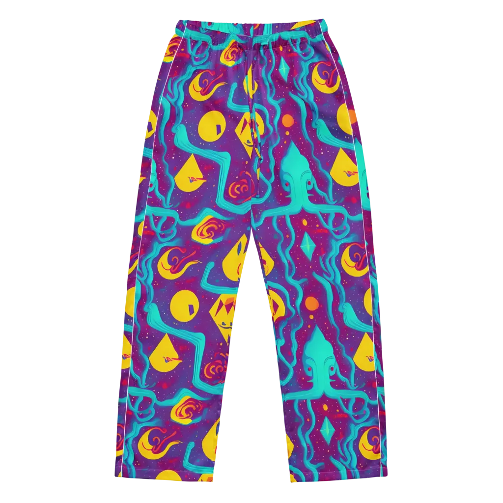 Cosmic Current on Women's Pajama Pants — Front