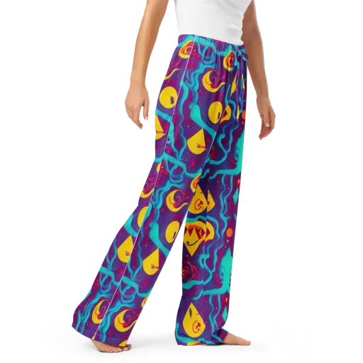 Cosmic Current on a Women's Pajama Pants