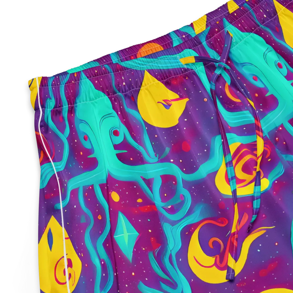 Cosmic Current on Women's Pajama Shorts — Product details