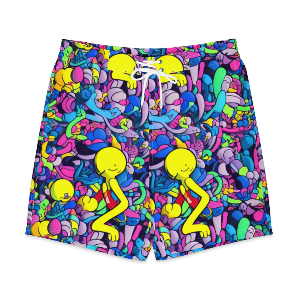 Radiant Revelation on Men's Board Shorts — Front