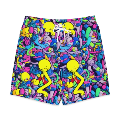 Radiant Revelation on a Men's Board Shorts