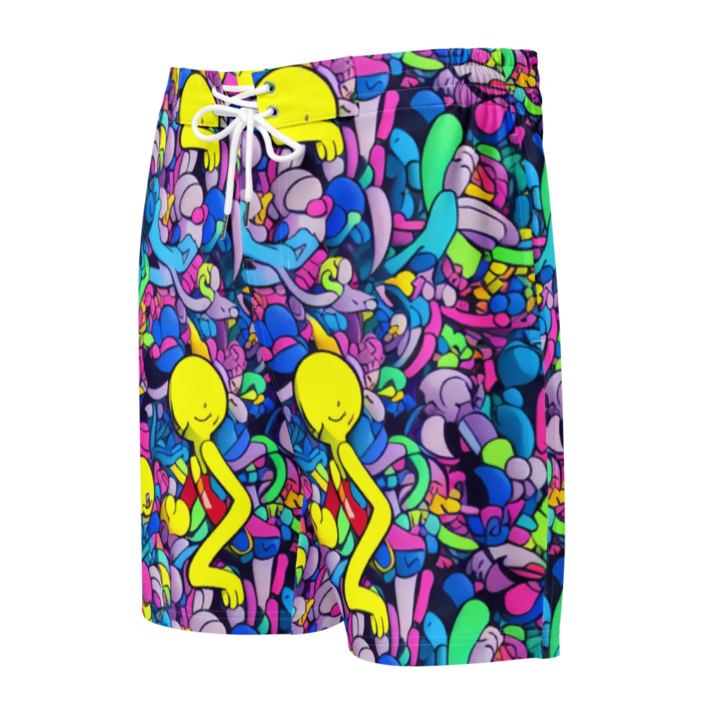 Radiant Revelation on Men's Board Shorts — Front