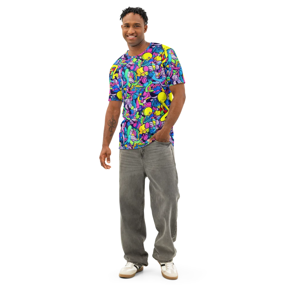 Radiant Revelation on Men's Cotton Crew Neck T-Shirt — Front