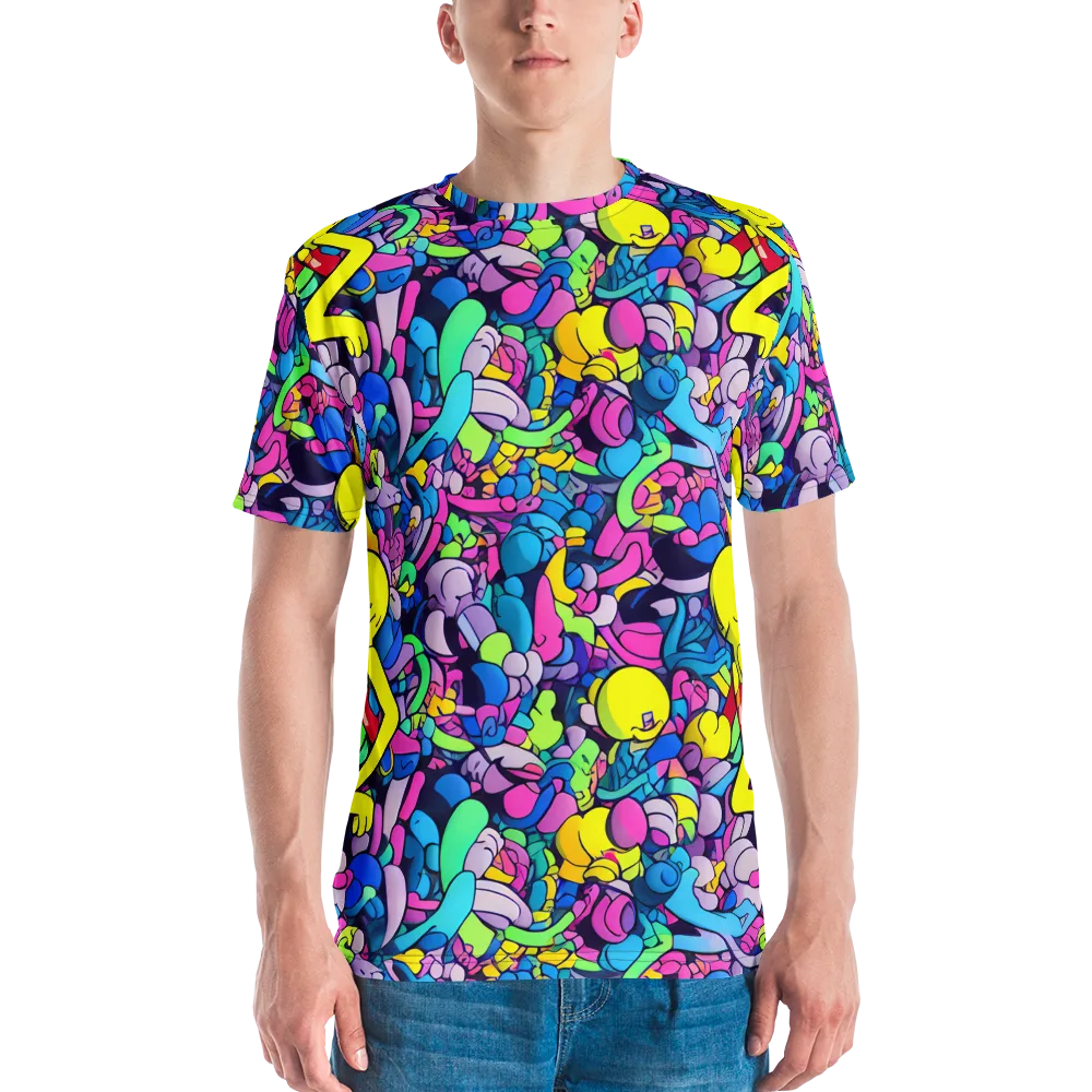 Radiant Revelation on Men's Crew Neck T-Shirt — Front