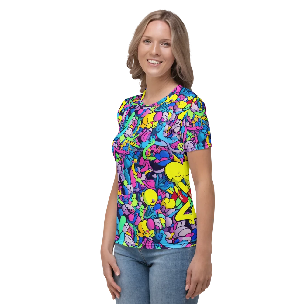 Radiant Revelation on Women's Crew Neck T-Shirt — Left