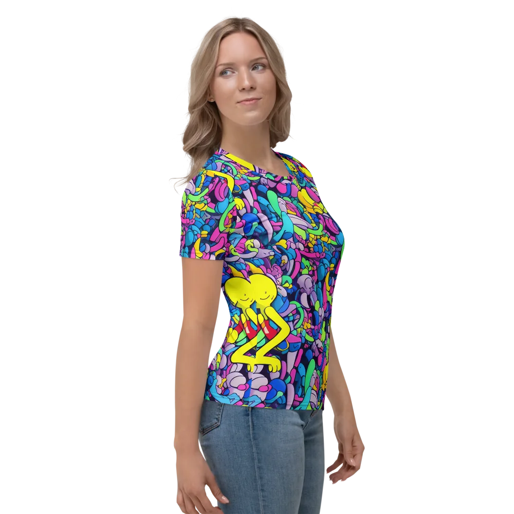 Radiant Revelation on Women's Crew Neck T-Shirt — Right
