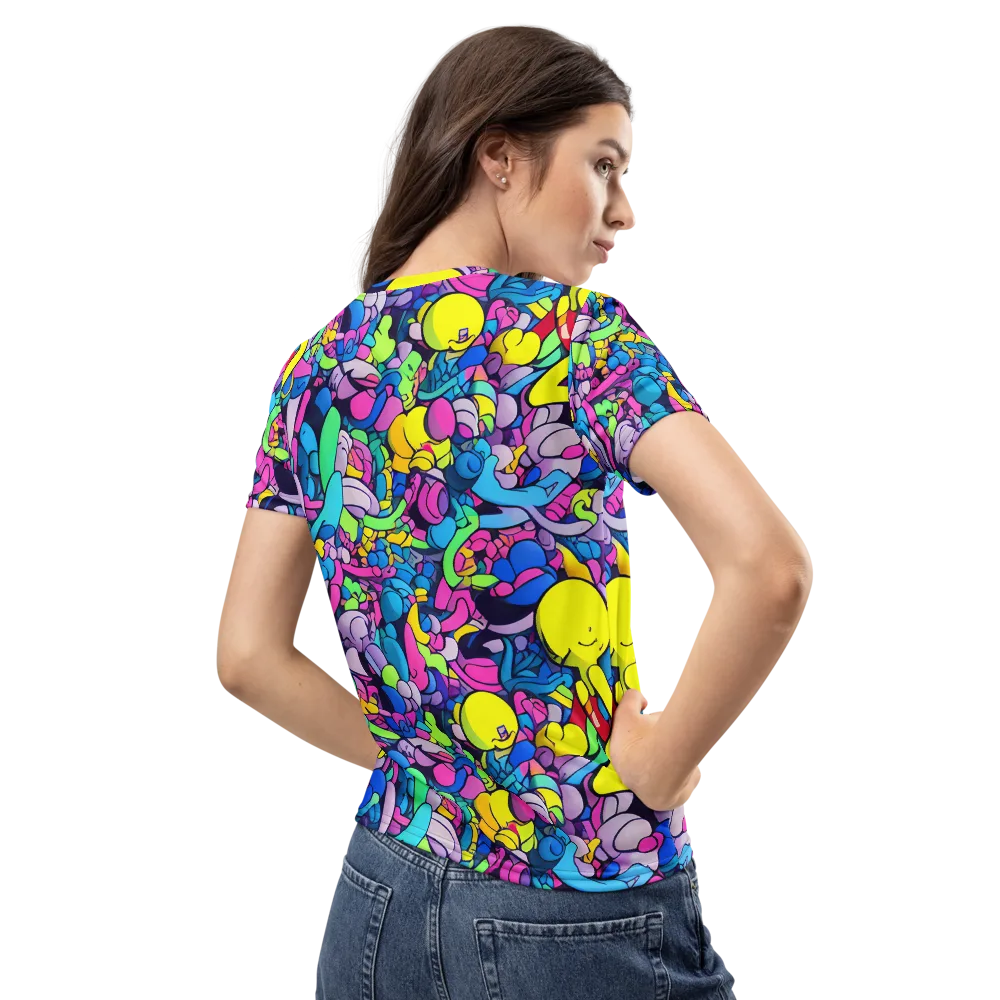 Radiant Revelation on Women's Crew Neck T-Shirt — Back