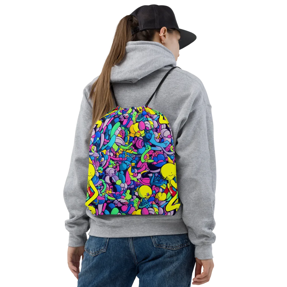 Radiant Revelation on Drawstring Bag — Front