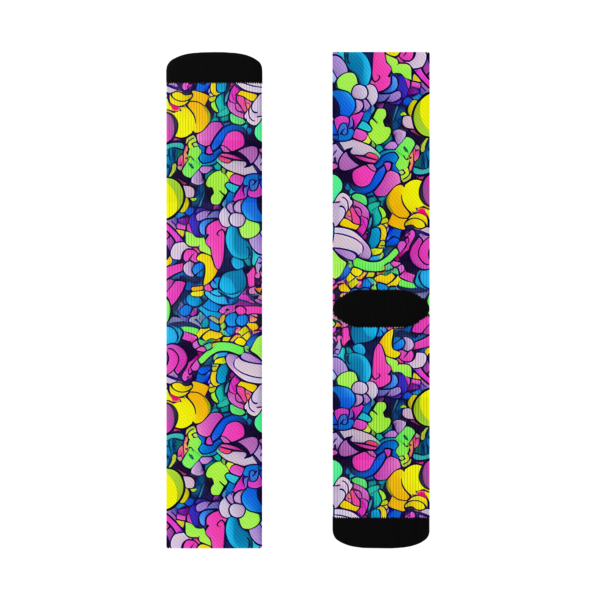 Radiant Revelation on Socks — Left Sock