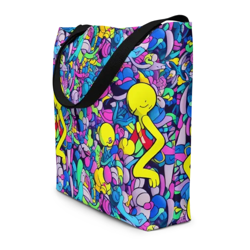 Radiant Revelation on a Large Tote Bag W/ Pocket