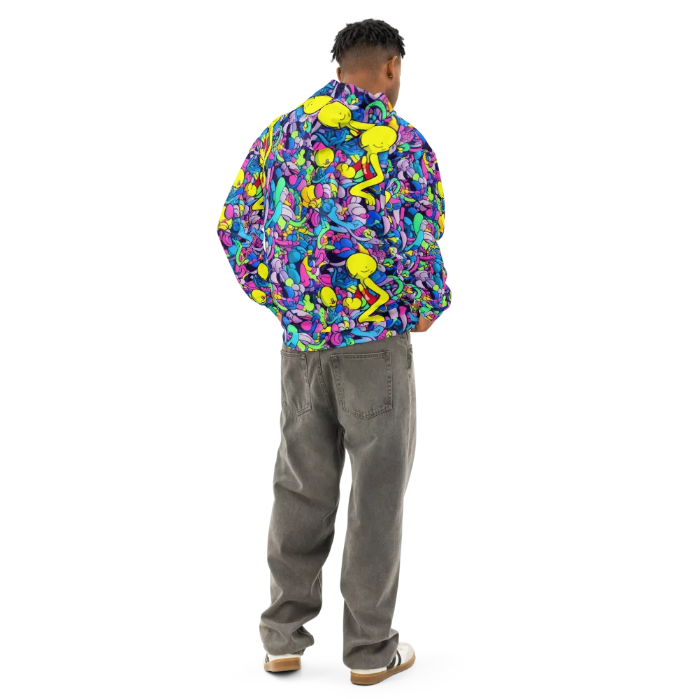 Radiant Revelation on Cotton Hoodie — Back