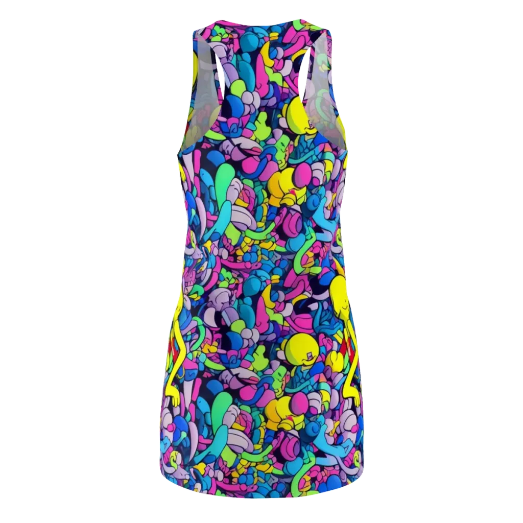 Radiant Revelation on Racerback Dress — Back