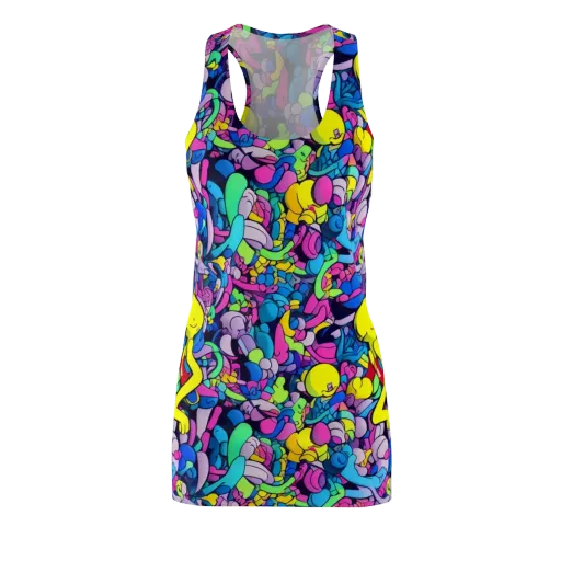 Radiant Revelation on a Racerback Dress