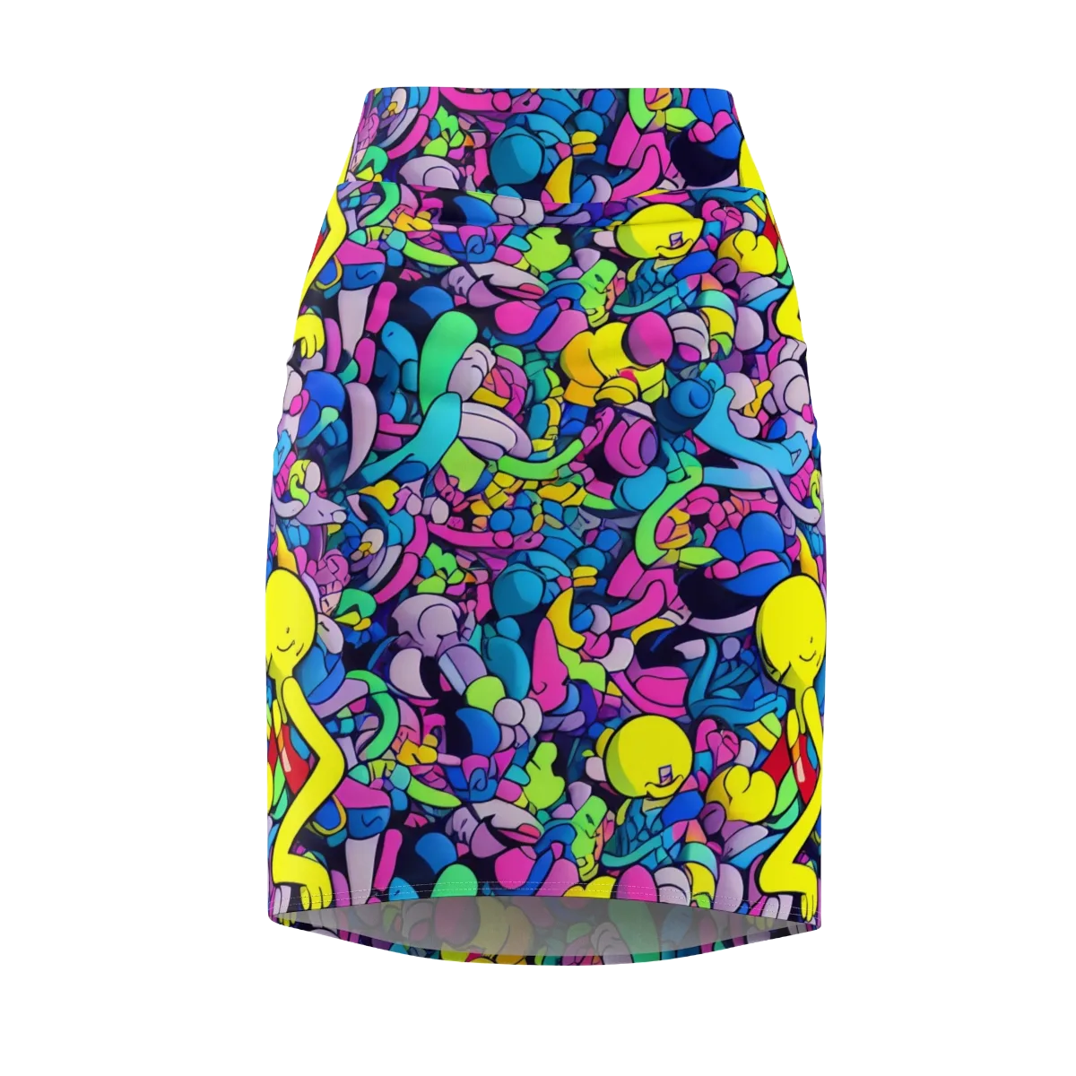 Radiant Revelation on Pencil Skirt — Front
