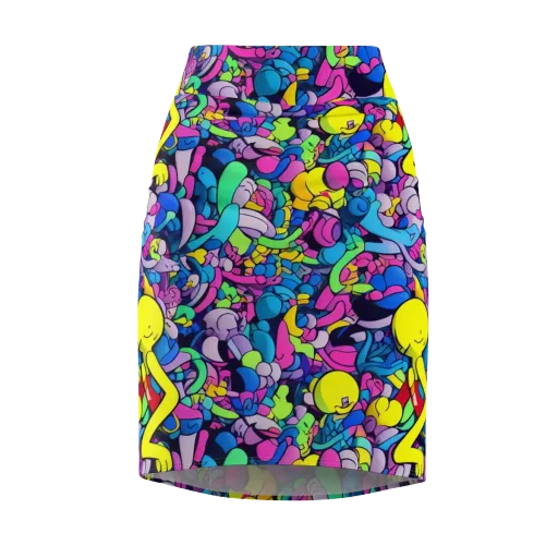 Radiant Revelation on a Pencil Skirt