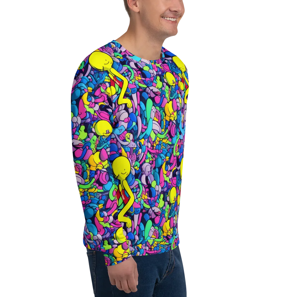 Radiant Revelation on Sweatshirt — Right Front
