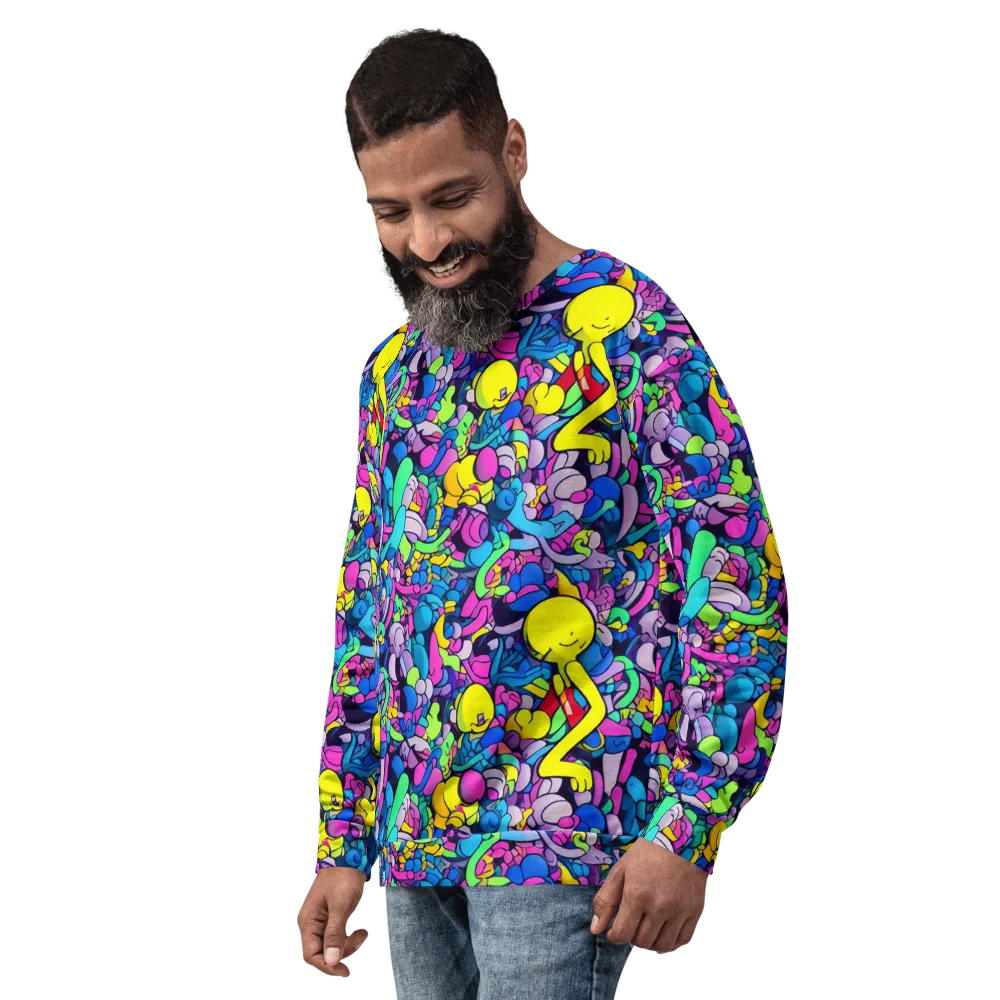 Radiant Revelation on Sweatshirt — Left Front