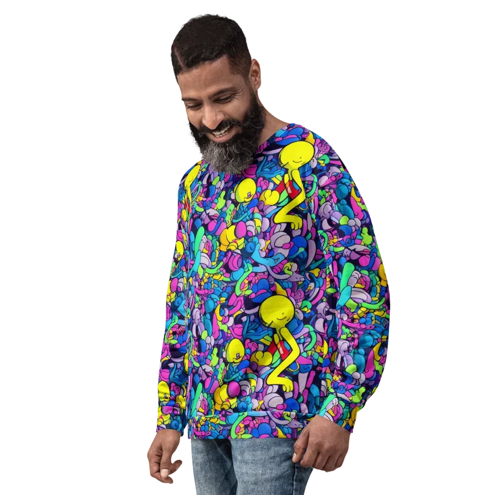 Radiant Revelation on Sweatshirt — Left Front
