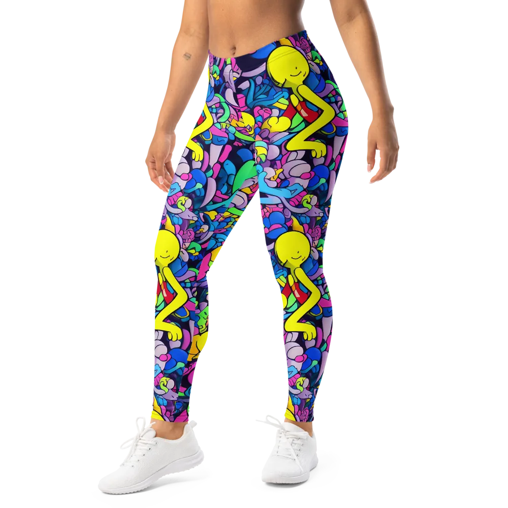 Radiant Revelation on Leggings — Left Front