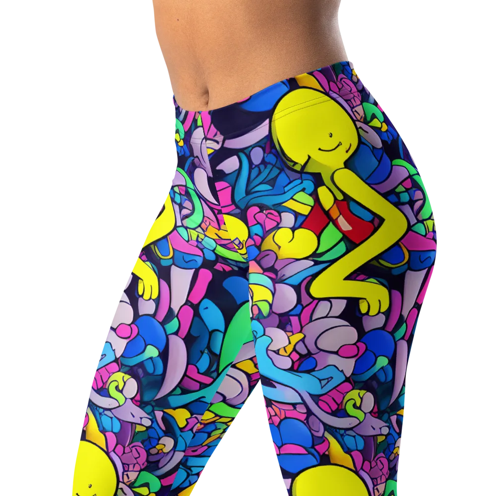 Radiant Revelation on Leggings — Left Front